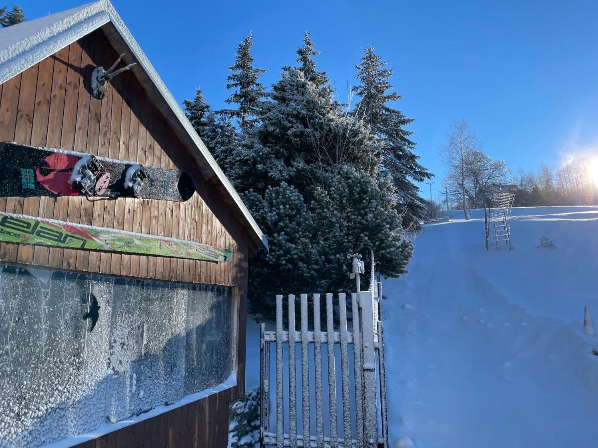 Готель Wolf House Klinovec Лоучна-под-Кліновцем Екстер'єр фото